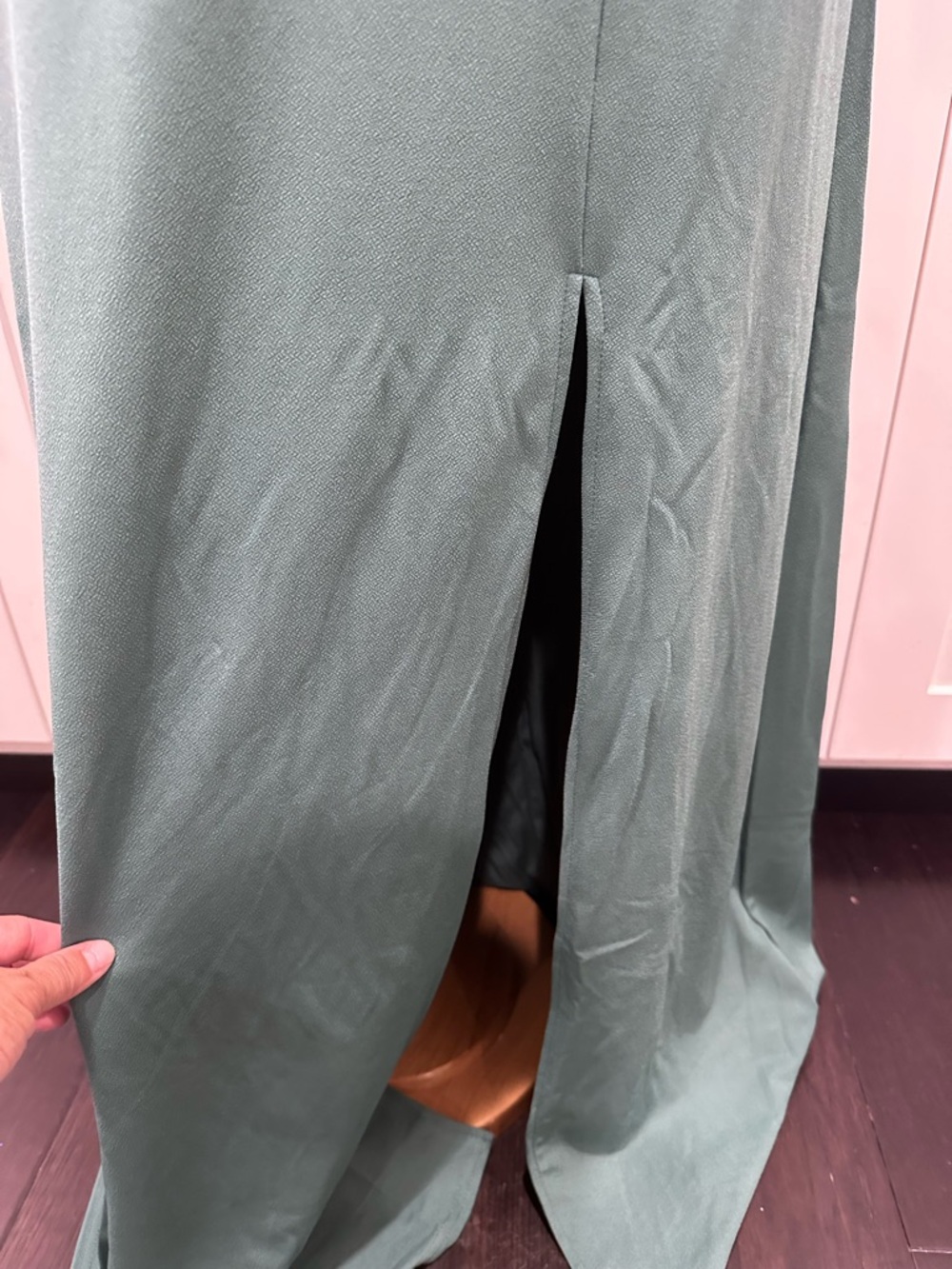 NWT Birdy Grey Benny Dress in Crepe Sea Glass - Picture 4 of 9